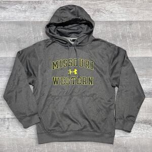 Under Armour Missouri Western State Griffins Hoodie Mens S Grey Pullover NCAA